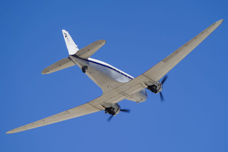 ESKISEHIR, TURKIYE - SEPTEMBER 21, 2025: M.S.O Air and Space Museum Douglas DC-3A (2204) displayed...