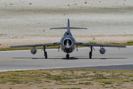 ESKISEHIR, TURKIYE - SEPTEMBER 21, 2025: MIG-15 (1B006-02) display in Sivrihisar SHG Airshow