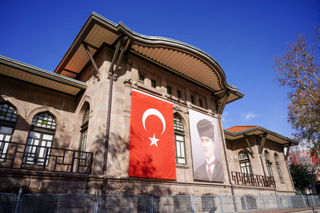 ANKARA, TURKIYE - DECEMBER 27, 2025: War of Independence Museum in Ankara City