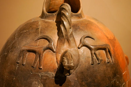 ANKARA, TURKIYE - DECEMBER 27, 2025: Artifact in Museum of Anatolian Civilizationsのeditorial素材