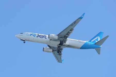 ANTALYA, TURKIYE - DECEMBER 13, 2025: Ajet Airlines Boeing 737-8F2 (29780) landing to Antalya...