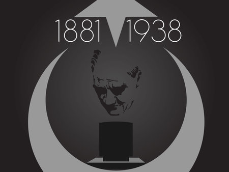 November 10, The founder of the Republic of Turkey M. K. Ataturk's death anniversary. English:...