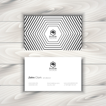 Vector Modern Creative and Clean Business Card Templateのイラスト素材