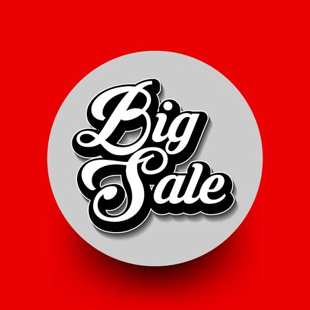 Sale banner template design, Big sale special offer. Vector illustration.のイラスト素材