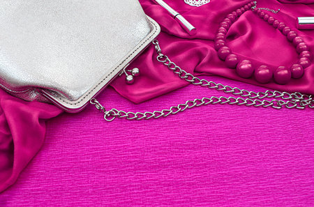 A set of womens accessories.の写真素材