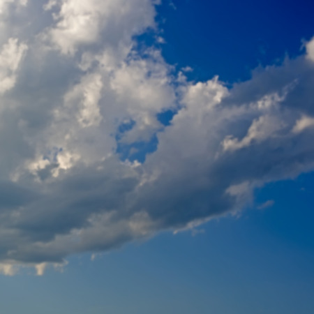 Defocus Natural natural background blue sky and clouds. Blurred watercolor effectの写真素材