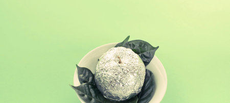 Banner set of natural products for a healthy diet. The concept of a healthy lifestyle. Top view copy spaceの写真素材