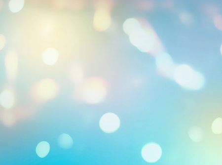 Smooth abstract gradient background with blue yellow white colors digital graphic banner. Light...