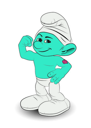 Smurfのイラスト素材