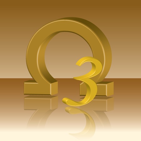 Omega 3 product banner 3d goldenのイラスト素材