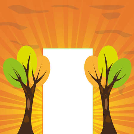 Autumn abstract background のイラスト素材