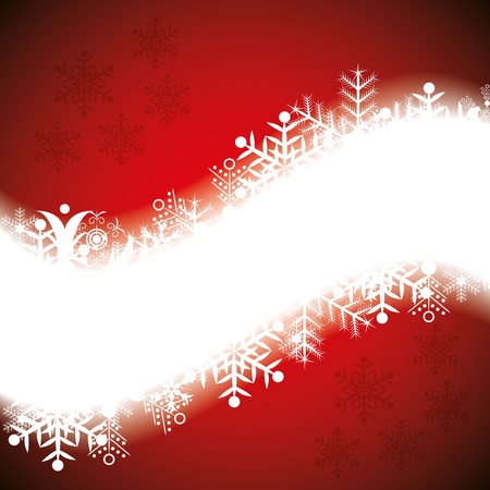 Abstract red white winter backgroundのイラスト素材