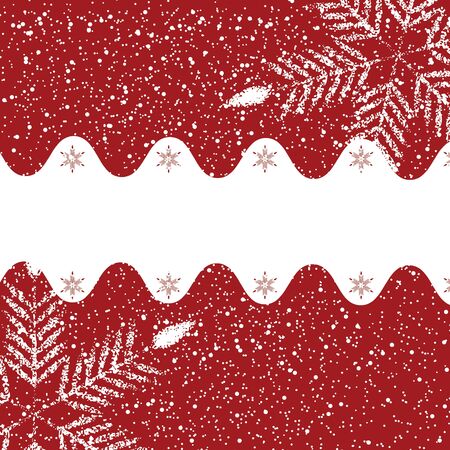 Abstract red winter backgroundのイラスト素材