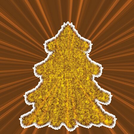 Abstract golden Christmas backgroundのイラスト素材
