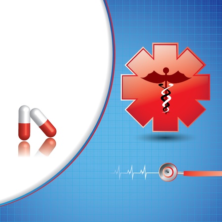 Abstract medical backgroundのイラスト素材