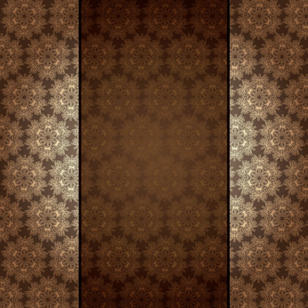 Menus and business cards for restaurant with brown background