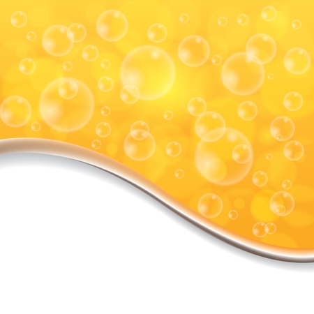 Summer abstract vector background with bubblesのイラスト素材