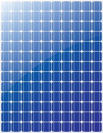 Solar panel blue stripesのイラスト素材