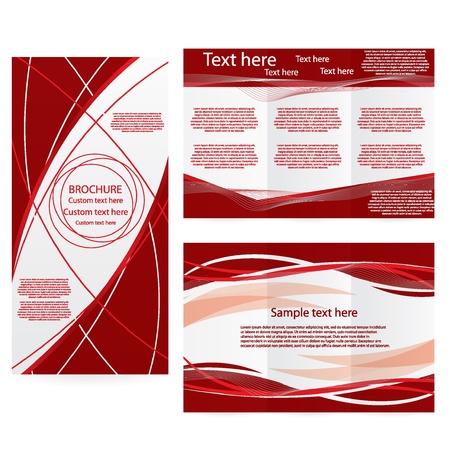 Vector Brochure Layout Design Template abstractのイラスト素材