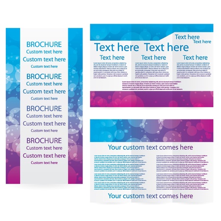 Vector Brochure Layout Design Template abstractのイラスト素材