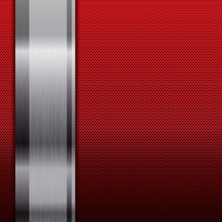 Abstract metallic grid background redのイラスト素材