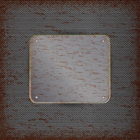 Background with rusted metal textureのイラスト素材
