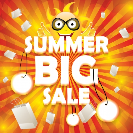 Summer sale design templateのイラスト素材