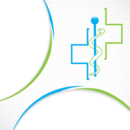 Abstract blue grid medical background のイラスト素材