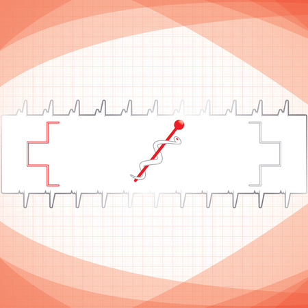 Abstract red grid medical background のイラスト素材