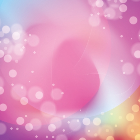 Colorful Abstract Background with bubbles and linesのイラスト素材