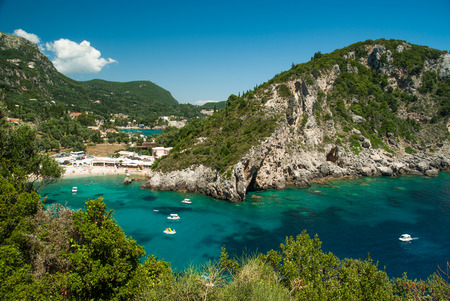 Amazing beach Greece Corfu の写真素材