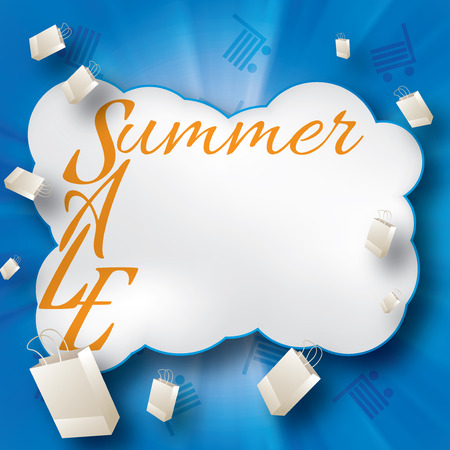 Summer sale design template   のイラスト素材