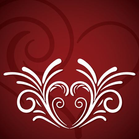 Valentines day hand drawn greeting cardのイラスト素材