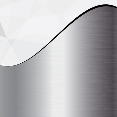 Abstract metallic silver vector backgroundのイラスト素材