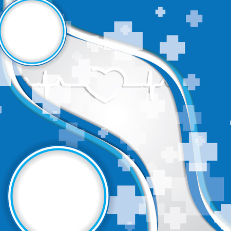 Abstract medical blue colors backgroundのイラスト素材