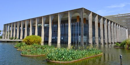 Itamaraty Palace Of Brasilia Designed by Oscar Niemeyerのeditorial素材