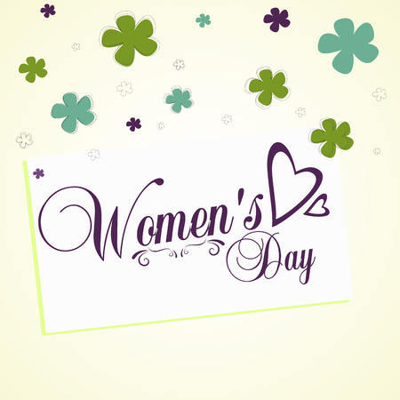 International Women's Day on 8 March. Use as design poster, postcard, flyerのイラスト素材