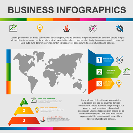 Modern vector illustration 3d. Multifunctional template infographics set with various diagrams, sectors and graphs. Designed for business, presentations, web design, education.のイラスト素材