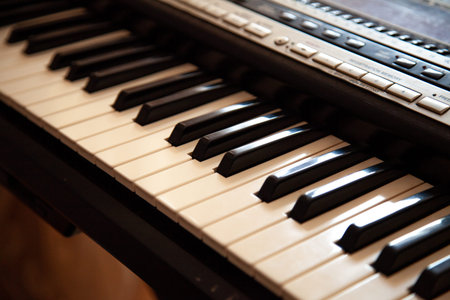 black white keys old for piano musicians