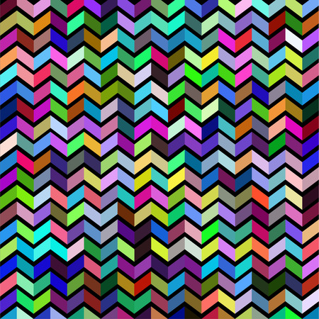 pattern with zigzagsのイラスト素材