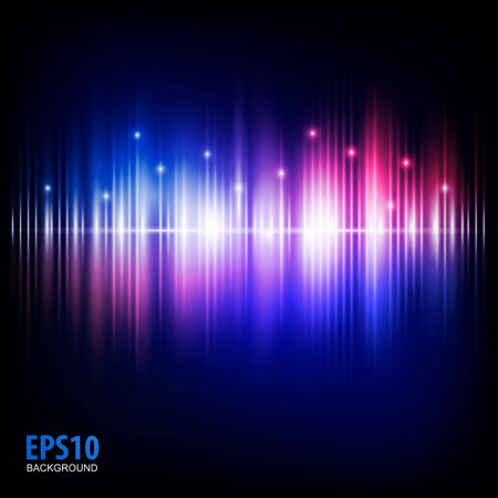 Music equalizer wave  Vector illustration Abstract musicのイラスト素材