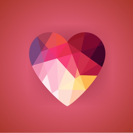 Valentines day card  Abstract web design vector  graphicのイラスト素材