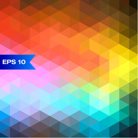 Rectangular geometric colored backgroundのイラスト素材