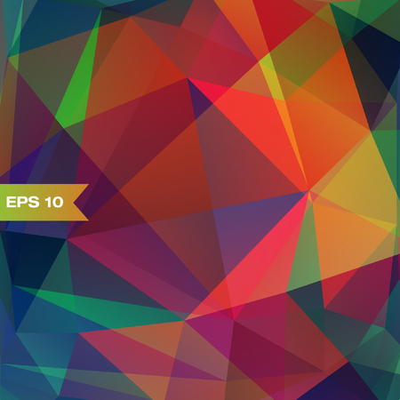 Geometric pattern colored surroundのイラスト素材