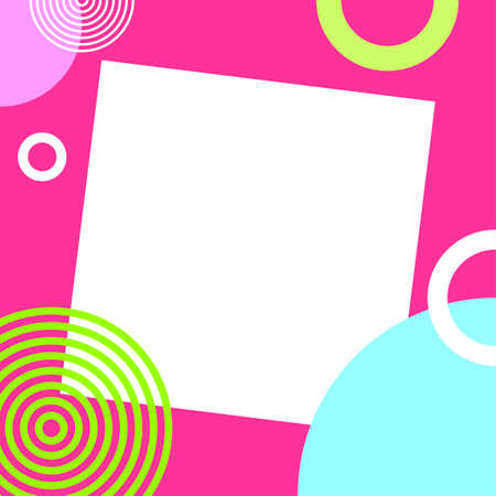 Graphic template for social networks, square background for advertising and presentations of goods and services on the Internetのイラスト素材