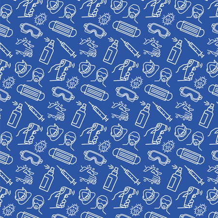 trendy modern design in linear styleのイラスト素材