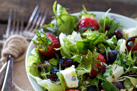 Salad of healthy ingredientsの写真素材