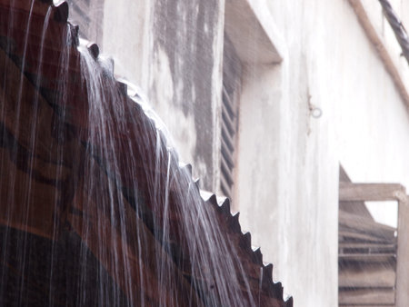 Torrential Rainの写真素材