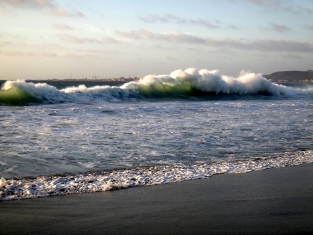 Sea waves at Boa Vistaの写真素材