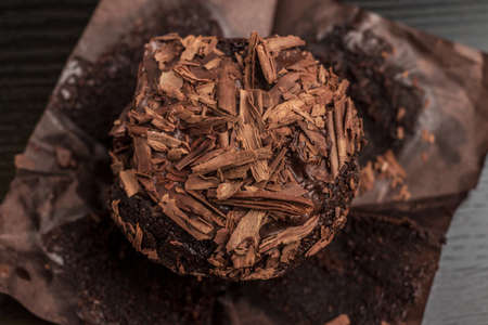 Schokomuffin - chocolate muffinの写真素材